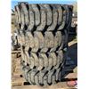 Image 2 : Pallet Lot - Skid Steer Tires  on Rims (4): Bobcat 12-16.5