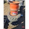 Image 1 : Skid Steer Tires (2) + Rims (4) : Bobcat 12-16.5