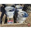 Image 1 : Pallet Lot Rims (6) : - (4) Six-Holes 16x7 - (2) Five-Holes 15x7