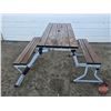 Image 2 : Folding Picnic Table (30"H x 57"W x 42"D)