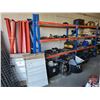 Image 1 : Industrial Warehouse Racking (Blue/Orange) : 19ft Total (13ft Assembled as Pictured) (NOTE: Shelving