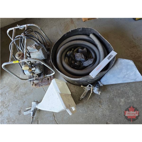 Ceiling Stippler w/Airless Pump / 2 Guns