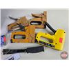 Image 2 : Staple Guns (Variety) (8) w/Blue Bin (Bin Measures: 13"H x 11"W x 14"D)