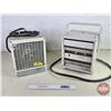 Image 1 : 240v Electric Heaters (2) (13"H x 9"W x 9"D)