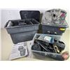 Image 1 : Variety of Pond Filtration System Parts (Largest Bin Measures: 13"H x 15"W x 20"D)