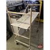 Image 2 : Rolling Folding Scaffold (Total Measures: 51"H x 48"W x 21"D)