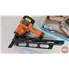 Image 2 : British Industrial Framing Nailer w/Variety Brad Nails in Tray