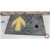 Image 2 : Grouping: Wood Ammo Crate; Wood Power Tool Box; Rubber Curb Ramp (Ammo Crate Measures: 9"H x 44"W x 