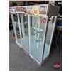 Image 2 : Glass Door Lighted Display Case (46"H x 46"W x 14"D)