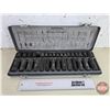 Image 1 : MasterCraft Maximum Impact Socket Set : 3/8" Drive (Metric & Imperial) (Metal Case Measures: 1-1/2"H