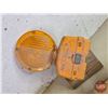 Image 2 : Tool Grouping/Combo: Amber Warning Light; Mitre Boxes; Shims; Rubber Mallet; Ball-peen Hammer