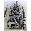 Image 2 : Variety of Angle Grinders (6) & Bin of Handles (Variety) (All in need of Repair)