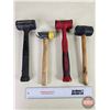 Image 1 : Combo: Rubber Mallets (3) & Dead Blow Hammer (1)