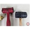 Image 2 : Combo: Rubber Mallets (3) & Dead Blow Hammer (1)