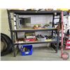 Image 2 : Metal Warehouse Shelving (72"H x 77"W x 24"D) (Contents shown in Pictures not included) IMPORTANT : 