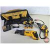 Image 1 : DeWalt Cordless / Corded Tool Combo:  - 1/4" Drive Impact (Cordless 20v) - 1/4" Drive Impact (Cordle
