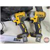 Image 2 : DeWalt Cordless / Corded Tool Combo:  - 1/4" Drive Impact (Cordless 20v) - 1/4" Drive Impact (Cordle