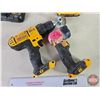 Image 3 : DeWalt Cordless Tool Combo:  - (3) Drills (20v) - Flashlight - 1/4" Impact Gun - Charger - Battery