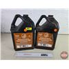 Image 1 : CO-OP Hydraulic Oil (5-Litre Jugs) : - (1 Near Full) ISO 32 - (1 Quarter Full) ISO22
