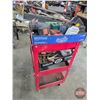 Image 8 : Mechanics Cart with Contents : Variety of Tools; Chargers; etc! (Cart Measures: 31"H x 29"W x 15"D)