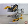 Image 1 : DEWALT DW708 Sliding Mitre Saw (Total Measures: 22"H x 35"W x 24"D)