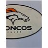 Image 3 : Denver Broncos Oval Novelty License Plate - 12" x 7"