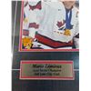 Image 2 : Mario Lemieux Gold Medal Champion Team Canada Picture - 12.5" x 16"