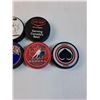 Image 3 : (6) Hockey Pucks: Co-op, Team Canada, Misc