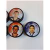 Image 5 : (6) Hockey Pucks: Giguere, Joseph, Theodore, Brodeur, Lalime, Belfour