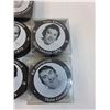 Image 3 : (7) Hockey Pucks: Dryden, Mahovlich, Awrey, Ratelle, Bergman, Esposito, Johnston