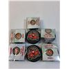 Image 4 : (7) Hockey Pucks: Dryden, Mahovlich, Awrey, Ratelle, Bergman, Esposito, Johnston