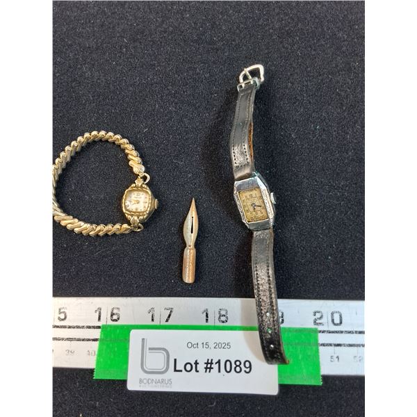 Wadsworth Ladies Watch & Stacey Watch - As Is & Ink Pen Tip