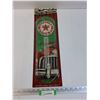 Image 1 : Texaco Brand Vintage Style Thermometer - 17" x 5.5"