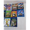 Image 3 : (13) DVD Movies (Smurfs, Wall-E, Simpson's)