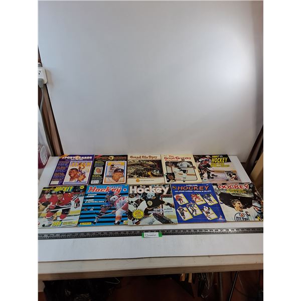 (10) Pro Sports Magazines from 1980's, Kenner Ray Bourque NHL Collector Card