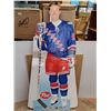 Image 1 : * Post "Wayne Gretzky" Life Size Cardboard Cutout - 71" x 33" - Some Water Damage - Pickup Preferred