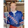 Image 2 : * Post "Wayne Gretzky" Life Size Cardboard Cutout - 71" x 33" - Some Water Damage - Pickup Preferred