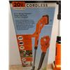 Image 2 : * Black & Decker 20V Cordless Trimmer/Edger & Blow Sweeper with Battery - New/Unused - Pickup Only