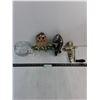 Image 1 : Teapot, Key Holder, Vintage GE Iron, Meat Grinder
