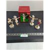 Image 1 : (4) Carlton Cards "Marilyn Monroe" Statuettes - Approx 5" Tall - 1 Hand Missing