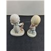 Image 2 : (2) "Precious Moments" Porcelain Ornaments