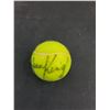Image 3 : Autographed Tennis Ball "To Karen - Billie Jean King" - Authenticity Not Guaranteed