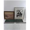 Image 1 : (3) Wall Decor (16" x 20" Frame, 14" x 17" Farm, 28" x 5.5" Sentiment)