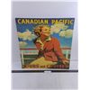 Image 1 : Canvas 20" x 20" Canadian Pacific Tours & Cruises Wall Art