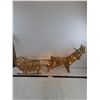 Image 1 : Reindeer/Sleigh Christmas Lighting Decor - 35" Length - Pickup Only