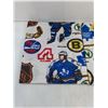Image 3 : (2) Vintage 64" x 36" 1970's NHL Drapes