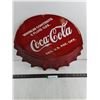 Image 1 : Coca-Cola Metal Bottle Cap Wall Decor - 18" x 15"
