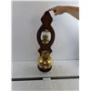 Image 1 : Vintage Oil Lamp Wall Sconce With Mirror - 2' high x 1' depth - PICK UP