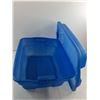 Image 2 : Plastic Storage Tote - 24x11x13"