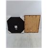 Image 2 : Sealed Wooden 11" x 14" Hinged Display Case, 12" x 12" Shadow Box Framed Pin Cushion